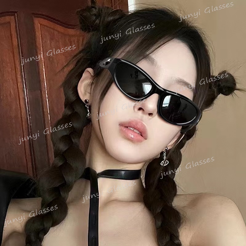 Kính Mát Tích Hợp Gia Vị Phong Cách Punk Hip Hop Âu Mỹ Y2K Mới