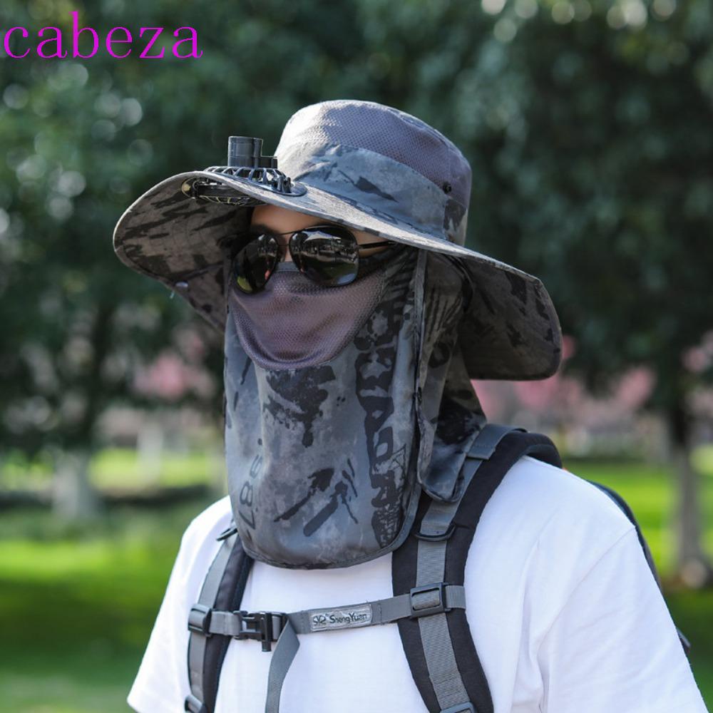 Mũ Chống Nắng Thoáng Khí Kèm Quạt Dùng Làm Đạo Cụ Chụp Ảnh Thể Thao Ngoài Trời