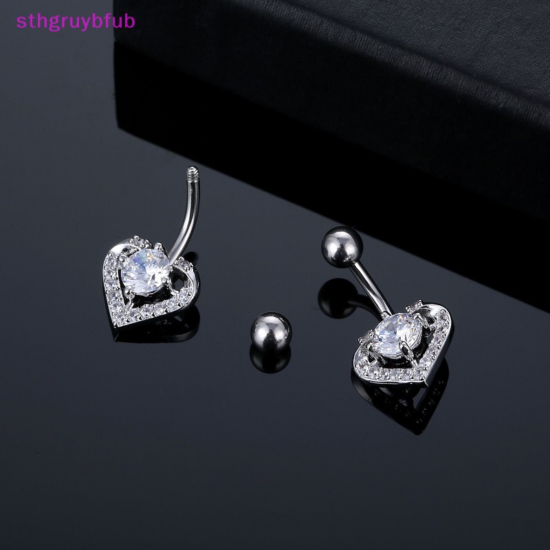 Khuyên RốN ĐíNh Đá BằNg ThéP Không Gỉ