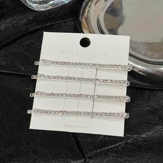 Set 4 Kẹp Tóc Đính Đá Lấp Lánh Thời Trang