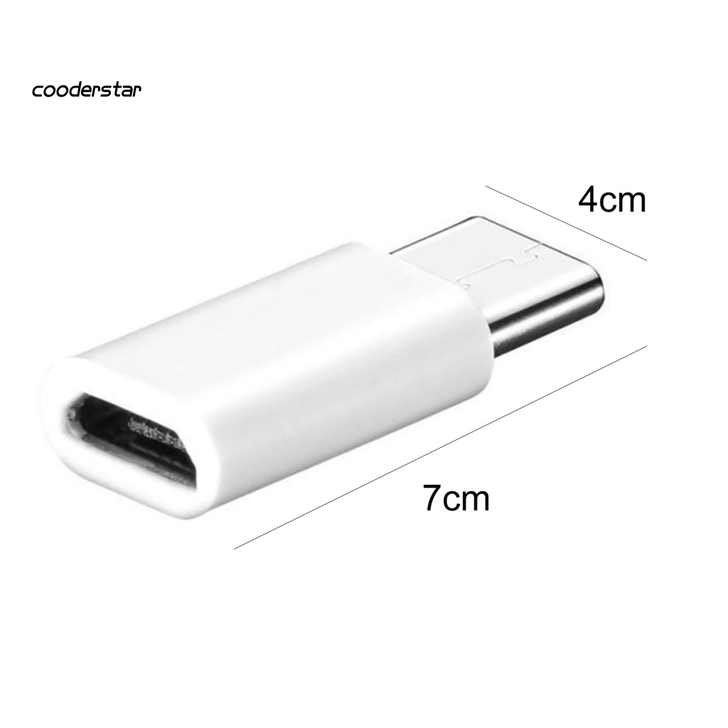 Set 5 Đầu Chuyển Đổi Cổng Micro USB Sang Cổng Type C Cho Samsung Galaxy S8