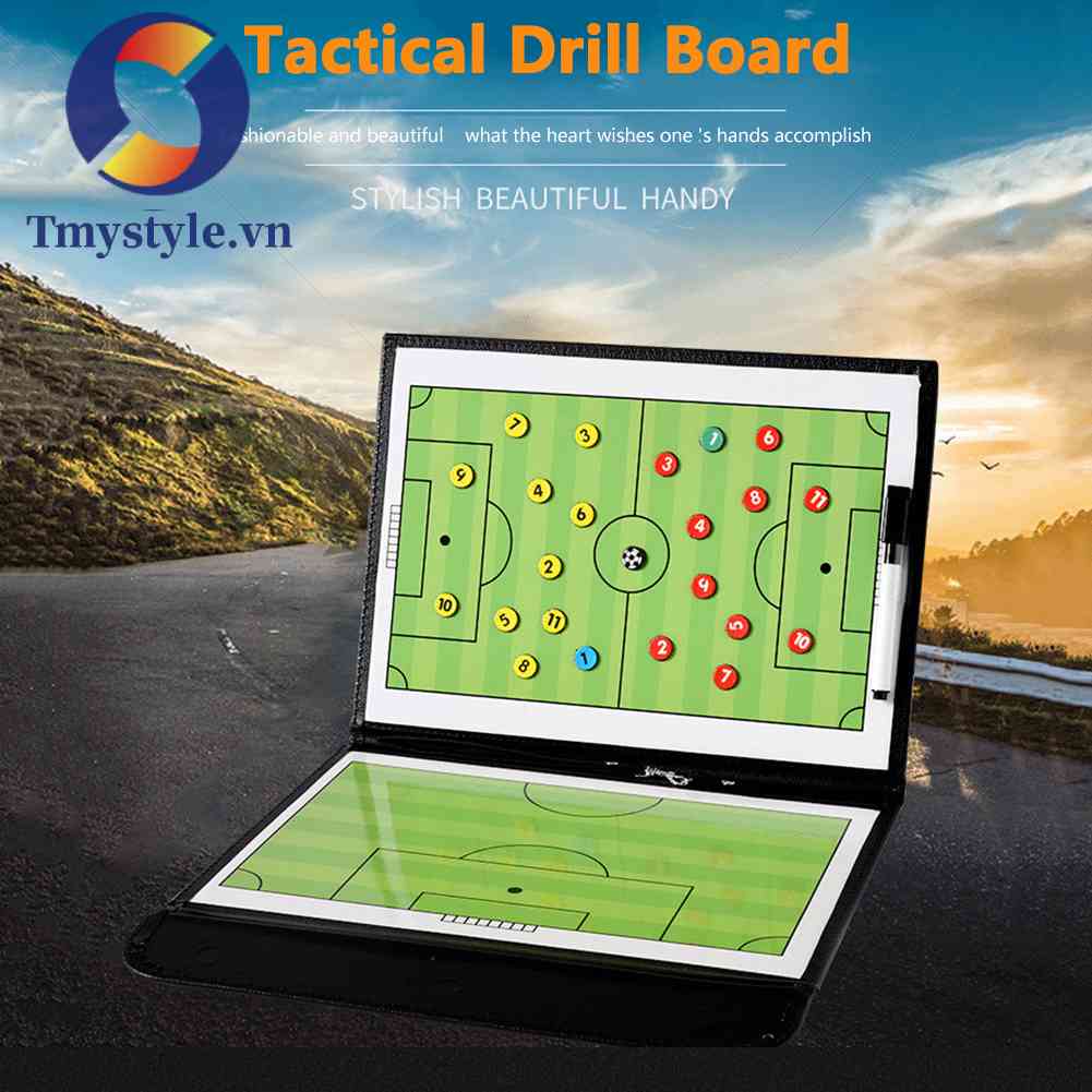 1 Bộ Bảng Nam Châm Huấn Luyện Đá Banh 53cm Có Thể Gập Lại Được