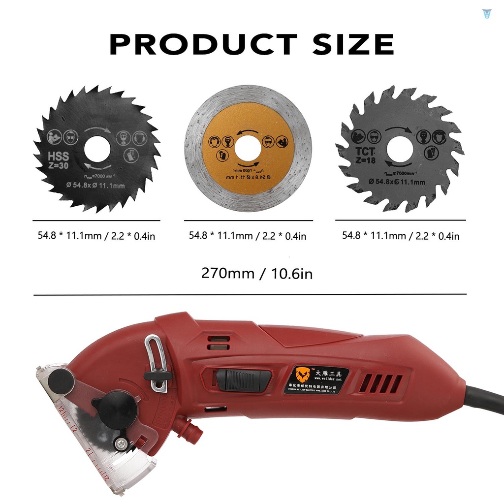 Bộ Máy Cưa Điện Mini 400W Đa Năng Dùng Làm Mộc DIY