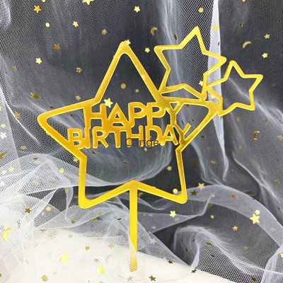 Happy Birthday plugin Happy Birthday Cắm Trang Trí Bánh Sinh Nhật Phong Cách Châu Âu Sáng Tạo