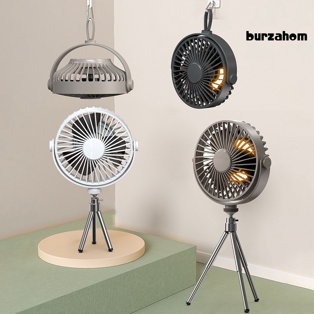 1 Bộ Quạt Làm Mát Không Dây Mini 2000mAh 3 Tốc Độ Bằng ABS Tích Hợp Đèn Ngủ Tiện Dụng