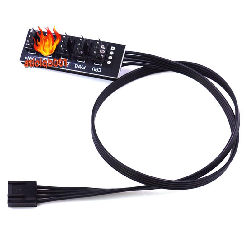 40cm 1 đến 5 4 chân Molex TX4 PWM Quạt CPU Hub Bộ chia máy tính Khung gầm Trung tâm quạt PC Vỏ máy tính Chasis Bộ điều hợp cáp mở rộng Bộ điều khiển