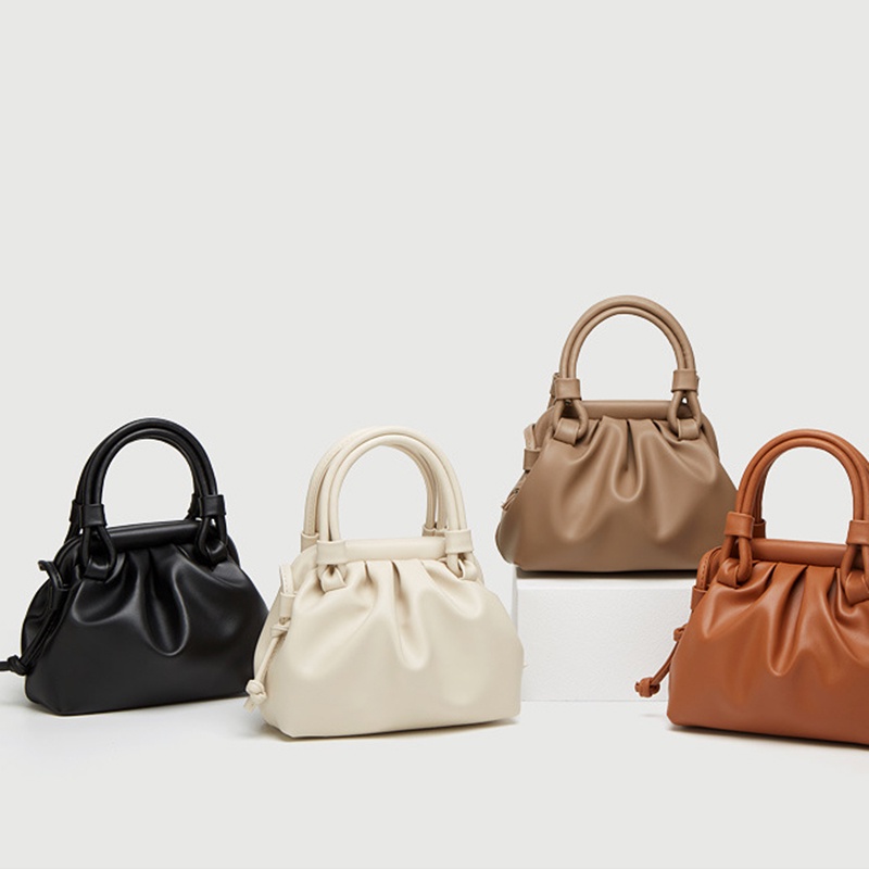 Túi Đeo Chéo Hình Đám Mây Đơn Giản Thời Trang Hàn Quốc Cho Nữ