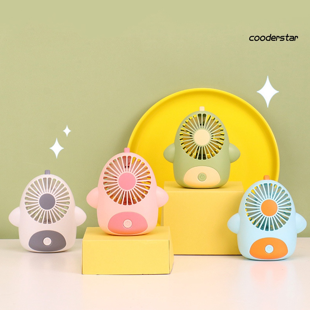 1 Bộ Quạt Điện Để Bàn 2 Tốc Độ Gió Mạnh Sạc USB Không Gây Tiếng Ồn Có Đèn Ngủ Tiện Dụng