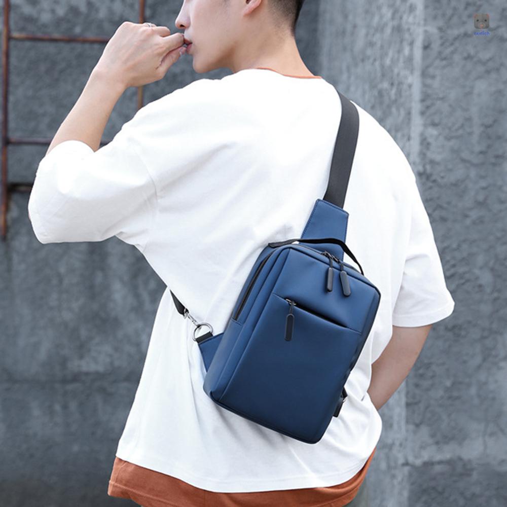 Túi Đeo Chéo Vai Bằng Nylon Chống Mòn Có Thể Điều Chỉnh Thời Trang Cho Nam