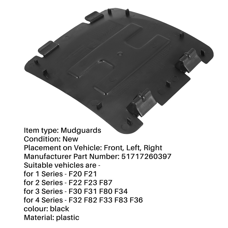 51717260397 Vỏ bánh xe Vòm lót Nắp thay đổi bóng đèn cho Bm-W F22 F23 F32 F33