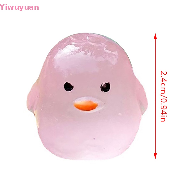 Bộ 5 Vịt Mini Phát Sáng Dùng Trang Trí Tiểu Cảnh Mới