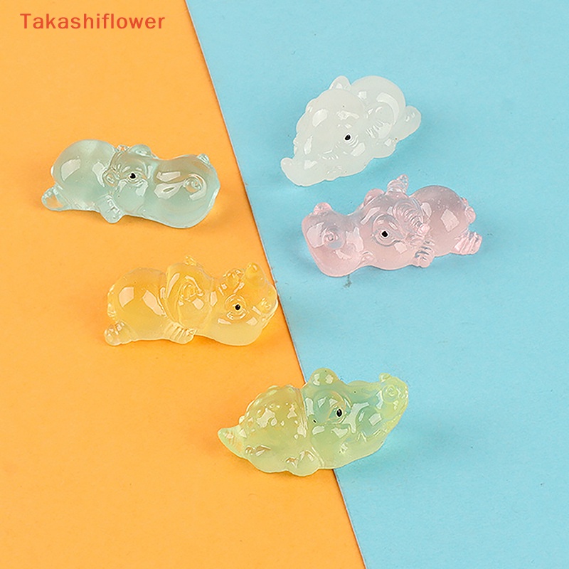 1 Đồ trang trí Động Vật Hoạt Hình Mini Phát Sáng Dùng Để Trang Trí Xe Hơi