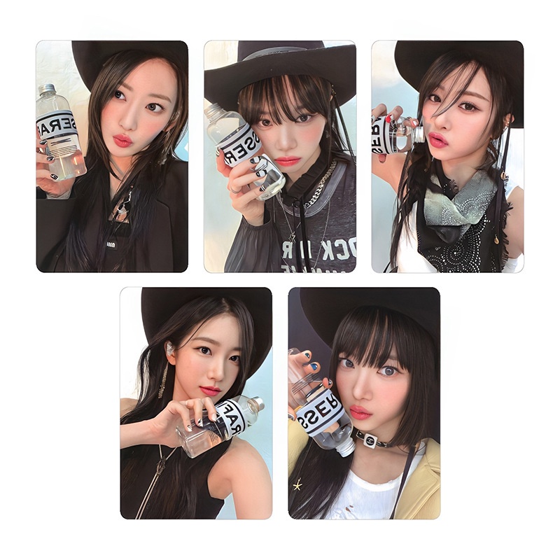 Album Ảnh Thẻ Bài SAKURA KIM CHAEWON HUH YUNJIN KAZUHA HONG Euchae