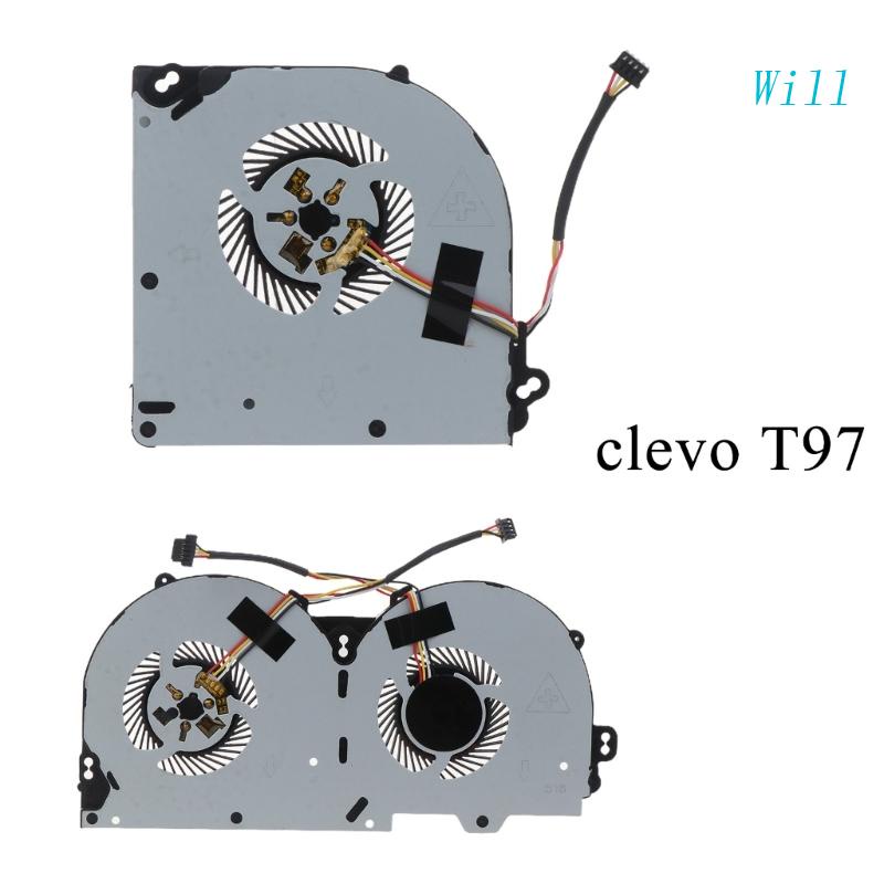 Quạt Tản Nhiệt CPU GPU Thay Thế Cho Clevo P950 P950HR P950ER T97 T96E