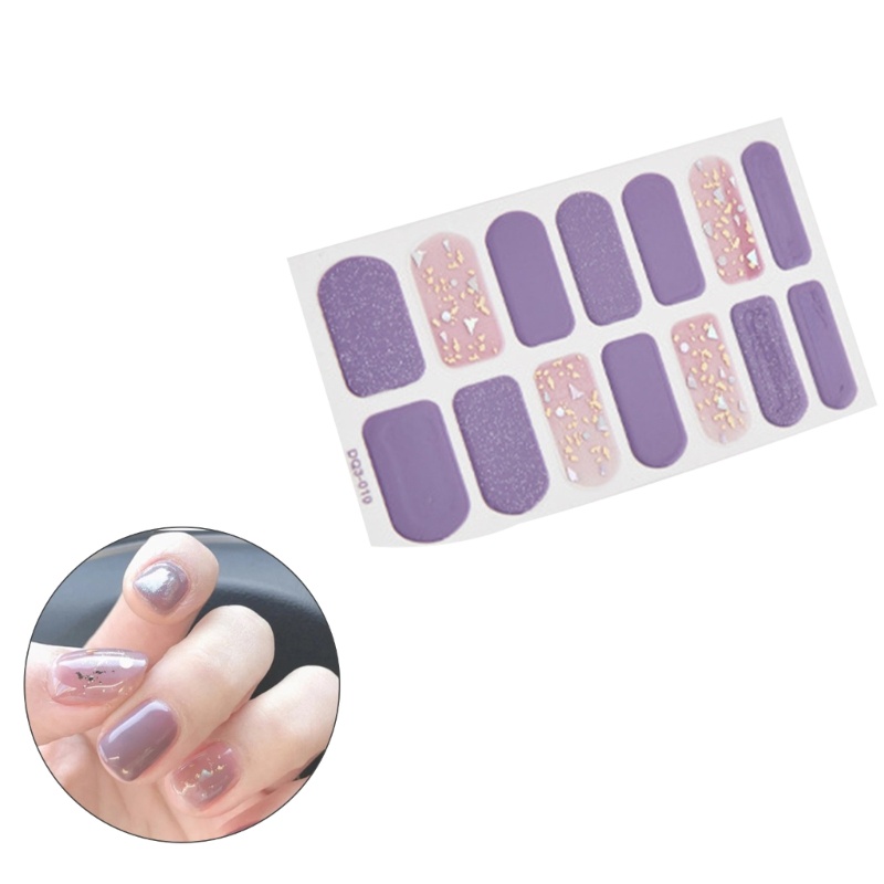 Sticker Dán Móng Tự Dính Chống Nước Che Phủ Toàn Diện DIY