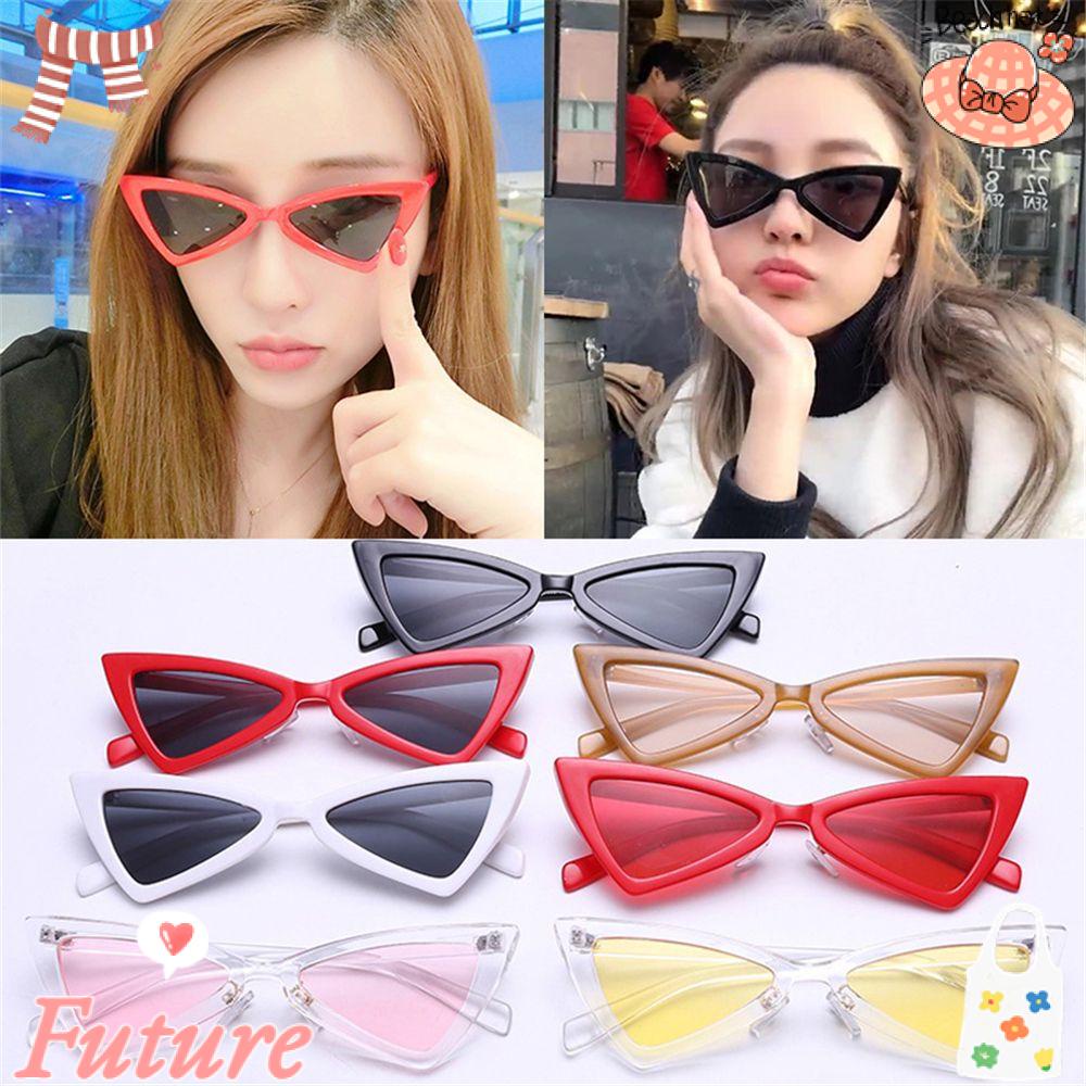 Kính Mát Gọng Mắt Mèo Phong Cách Vintage Thời Trang Cho Nữ