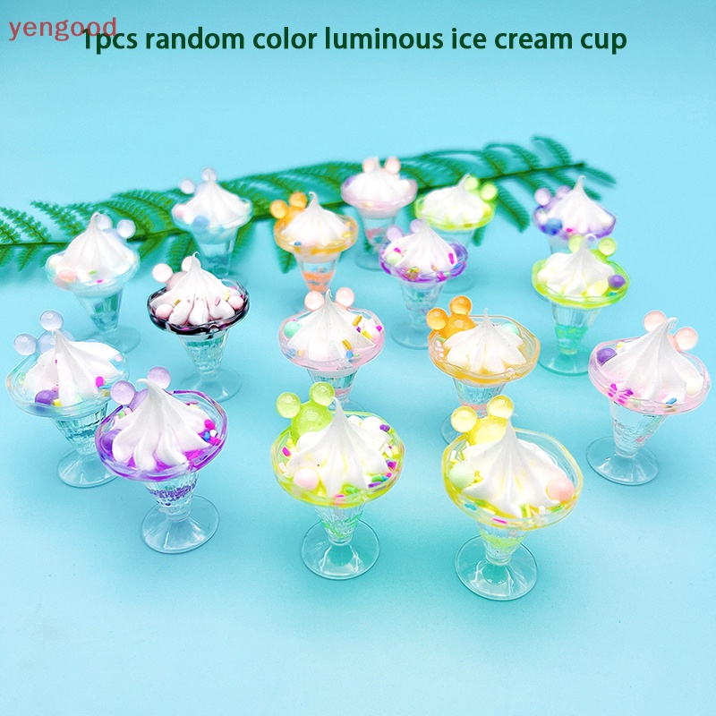 1 Que Kem Dạ Quang Mini Bằng Nhựa Resin Dễ Thương Dùng Trang Trí DIY