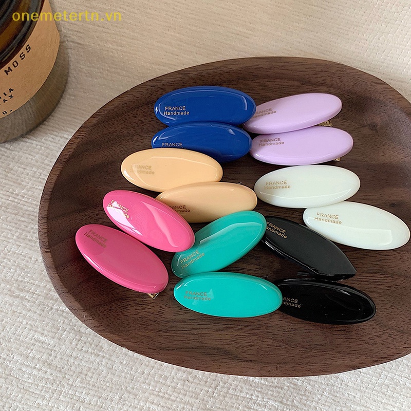Set 2 Kẹp Tóc Nhiều Kiểu Dáng Màu Sáng Thanh Lịch Cho Nữ
