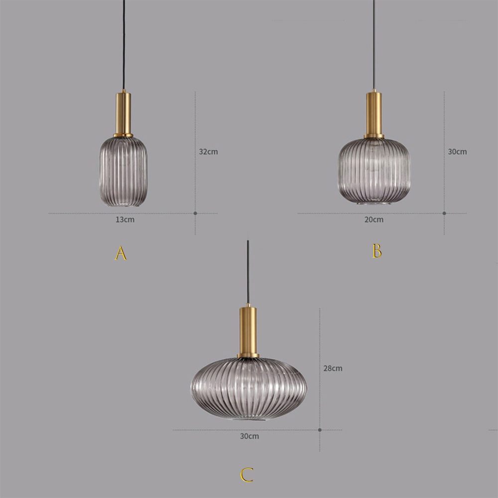 Mặt Dây Đèn Trần Bằng Thủy Tinh Một Đầu Sáng Tạo Phong Cách Bắc Âu Cho Nhà Hàng & * *