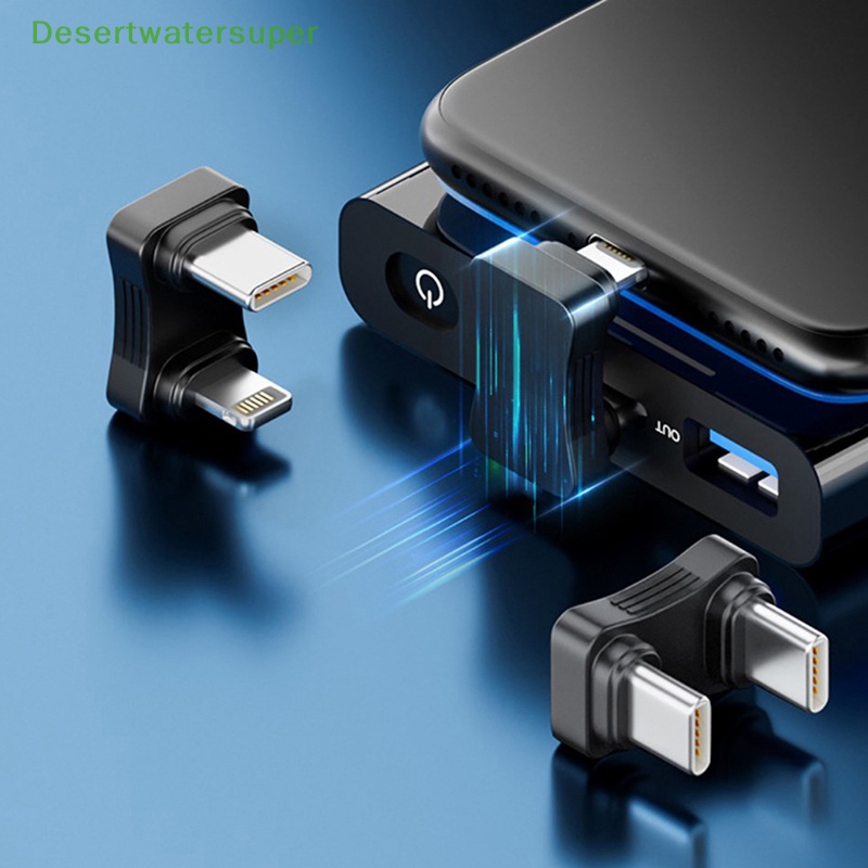 Đầu Nối Chuyển Đổi Nguồn Điện 480Mbps Type-C Góc 180 Độ