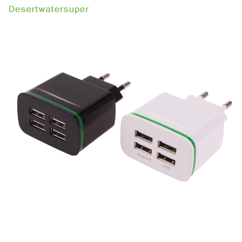 Bộ Sạc Nhanh 4 Cổng USB Tiện Lợi Cho Du Lịch