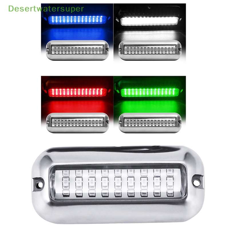 Đèn Led IP68 27 Bóng 12V Bằng Thép Không Gỉ Chống Nước Cho Tàu Thuyền