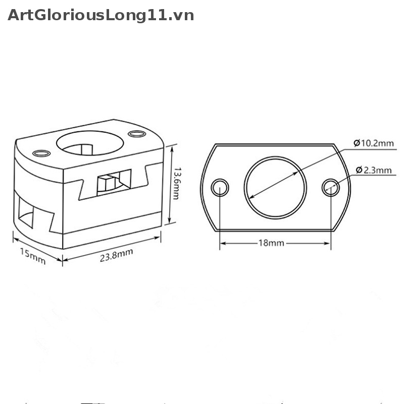 Artgloriouslong Ender3 18mm Oldham Dành Cho Vít Z.