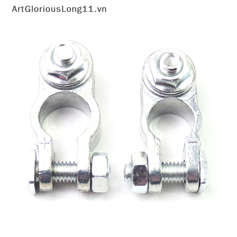 1 Cặp Kẹp Nối Cực Âm &amp; Dương 36A Bằng Hợp Kim Kẽm Có Thể Điều Chỉnh Cho Xe Hơi / Tàu Thuyền / Xe Máy