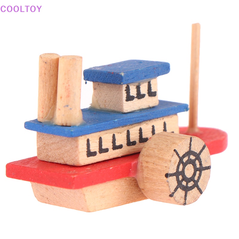 Thuyền Ferry Mini Tỉ Lệ 1: 12 Trang Trí Nhà Búp Bê