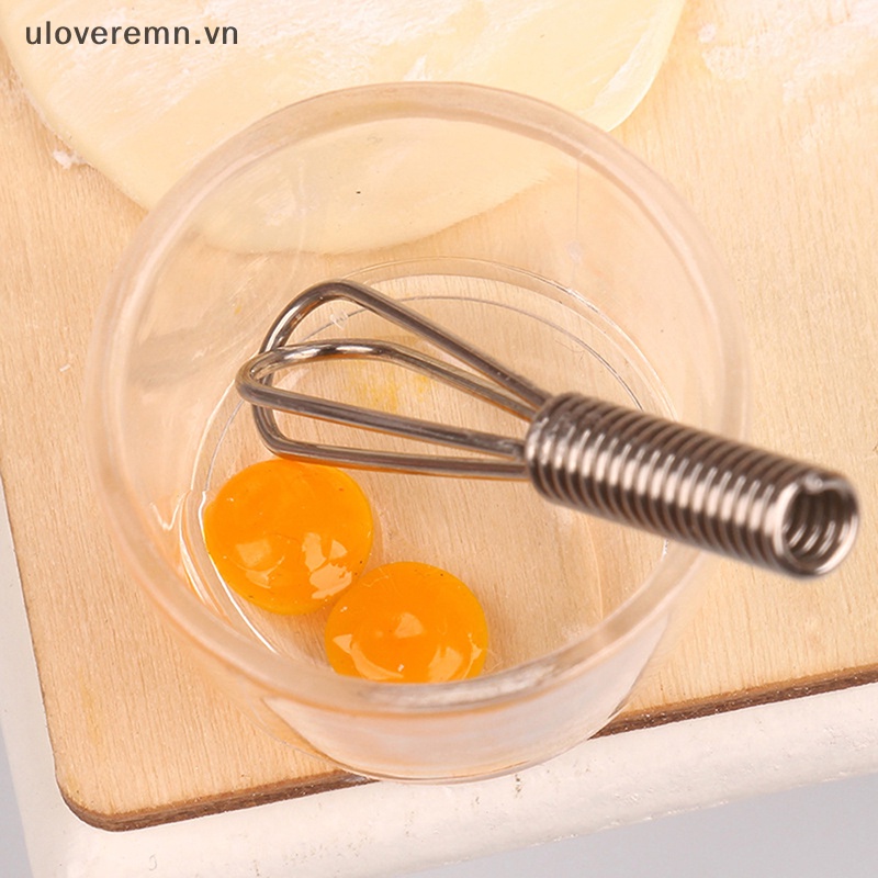 1 Bộ Dụng Cụ Đánh Trứng Trang Trí Nhà Búp Bê Tỉ Lệ 1: 12