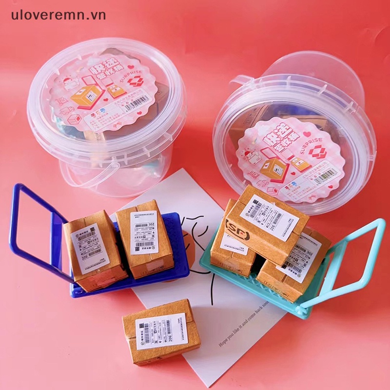 1 Bộ Hộp Carton Express Mini Trang Trí Nội Thất Cho Nhà Búp Bê Tỉ Lệ 1: 12