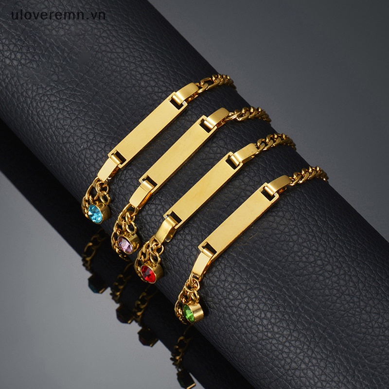 1 Vòng Đeo Tay Thép Không Gỉ Có Thể Điều Chỉnh Kích Cỡ