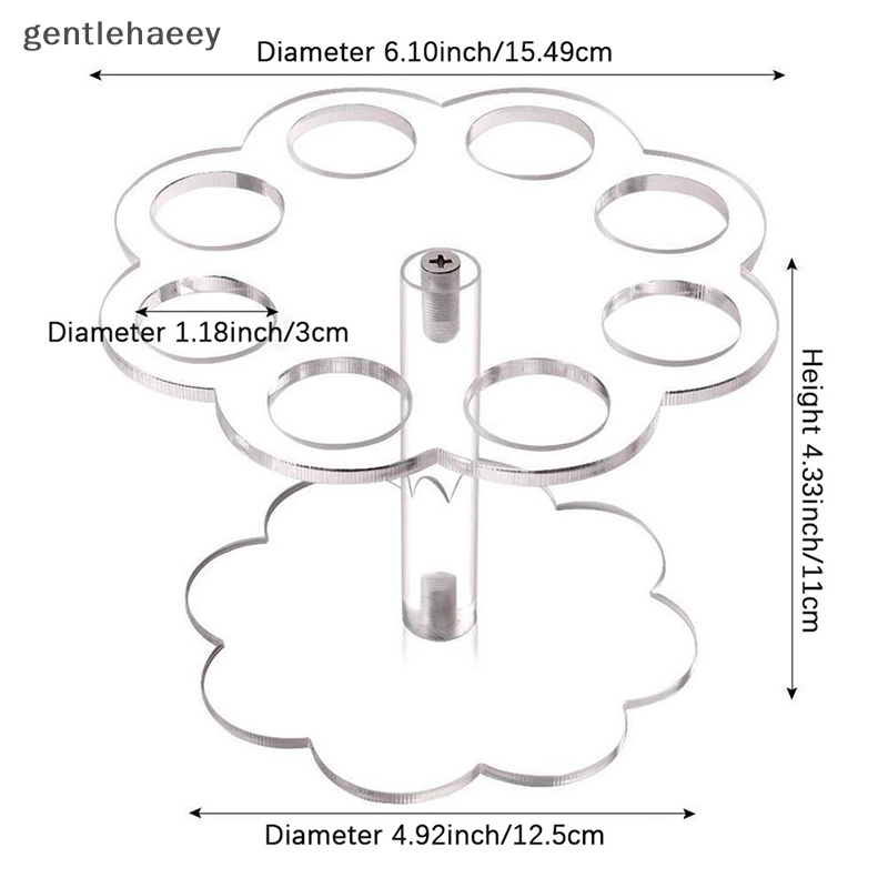1 Giá Đỡ Bánh Kem Hình Nón Bằng Acrylic Trong Suốt