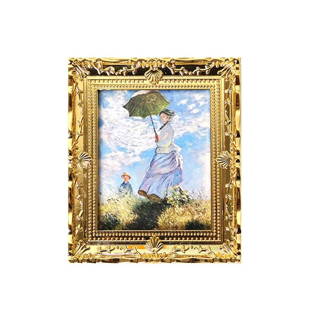 CHOOKEY Khung Ảnh Nhựa 4 Kiểu Tỉ Lệ 1 / 12 Trang Trí Nội Thất