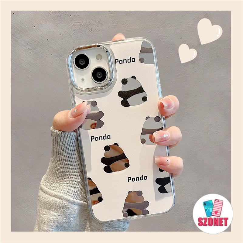 Ốp Điện Thoại Cứng Chống Sốc Tráng Gương Hình Thú Hoạt Hình Cho iPhone 14 13 12 11 Pro Max 14 Plus