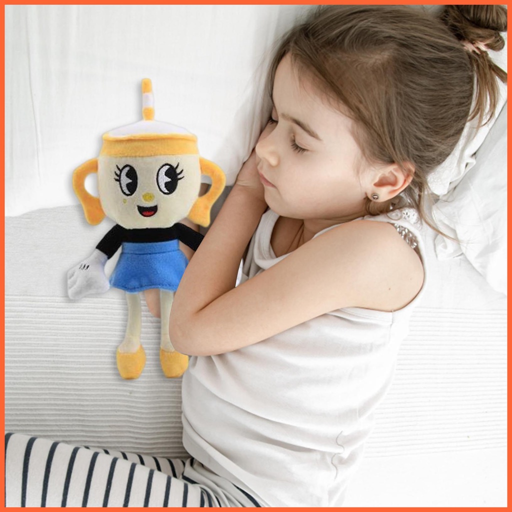 Đồ Chơi Nhồi Bông Cala Maria Ms. Búp Bê Mugman King Devil Cuphead Nhồi Bông Mềm Mại