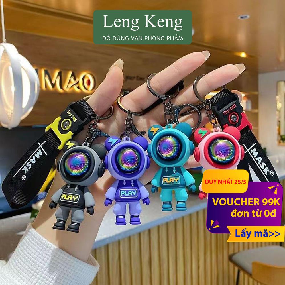 Móc khóa phi hành gia văn phòng phẩm Leng Keng móc khóa hot trend du hành vũ trụ MK04