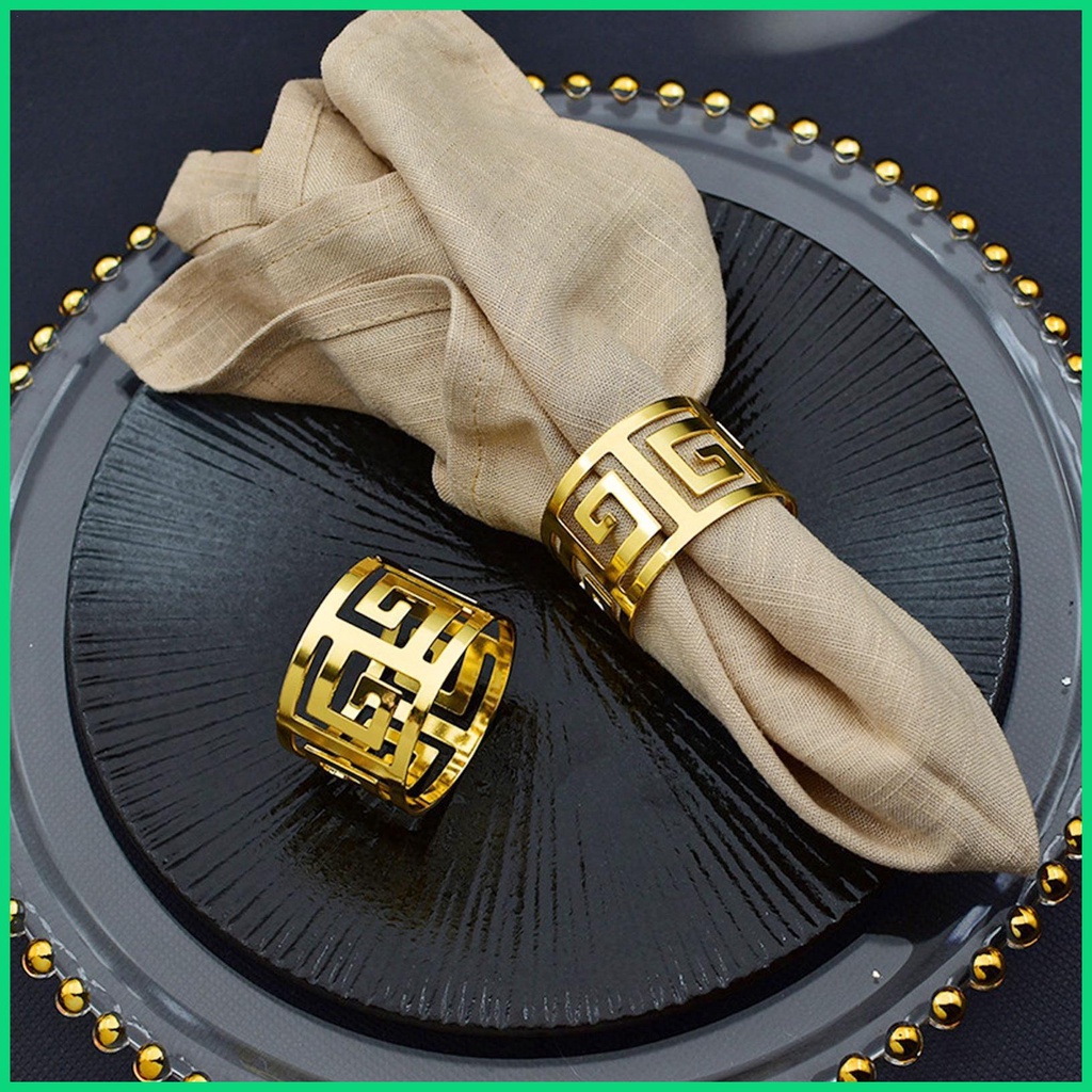 Set 16 Vòng Nhẫn Giữ Khăn Ăn Tiện Lợi