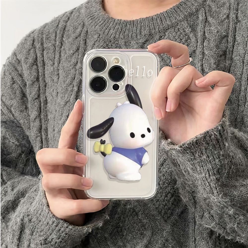 ✅Ốp Điện Thoại Mềm Chống Sốc Hình Chú Chó Pacha 6In HKT0 1314pro max7811iPhone12