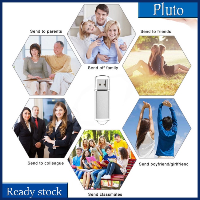 Ổ Đĩa Flash Usb Tốc Độ Cao Màu Bạc Cw10029 Mới