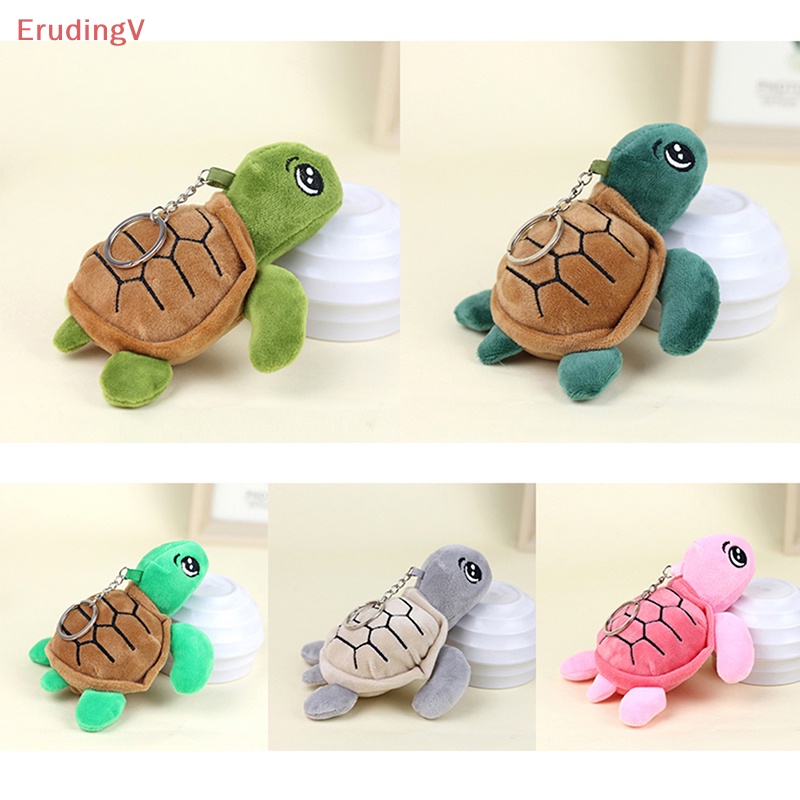[ErudingV] Búp Bê Nhồi Bông Mềm Mại Hình Rùa Biển Hoạt Hình Trang Trí Ba Lô / Móc Khóa [Mới]
