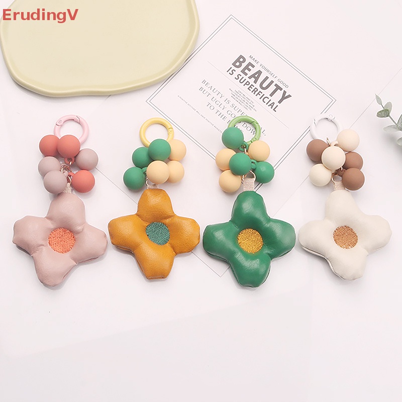 [ErudingV] 1 Móc Khóa Xe Hơi / Túi Xách Họa Tiết Hoa Tinh Tế Thời Trang