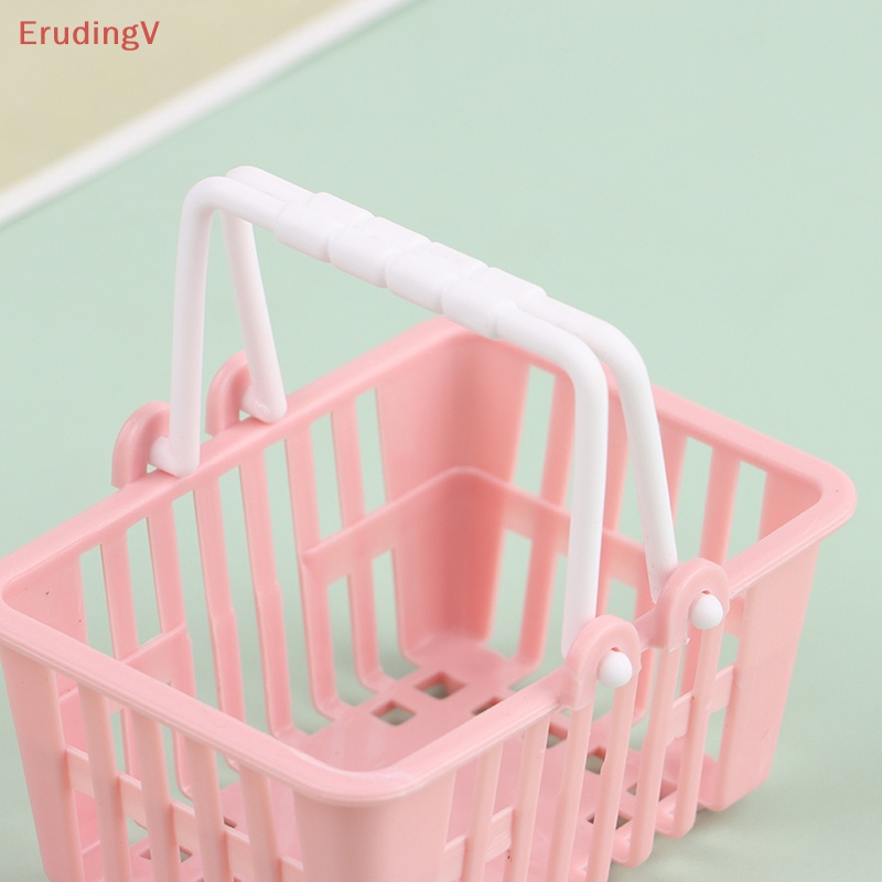 [ErudingV] Set 2 Giỏ Mua Sắm Mini Đồ Chơi Mô Hình Nhà Búp Bê [Mới]