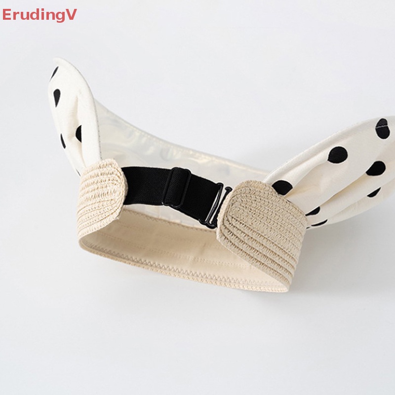 Mũ Vành Rộng Chống Nắng / Tia UV Họa Tiết Chấm Bi Có Thể Gập Lại Dành Cho Nữ