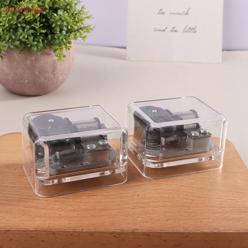 [ErudingV] Hộp Nhạc Bằng Acrylic Thủ Công Sáng Tạo Có Thể Chuyển Động Bằng Tay [Mới]