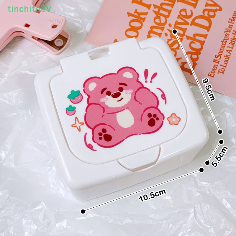 [TinchitdeV] Hộp Đựng Bông Tăm Để Bàn Bằng Cotton Nhỏ Nhắn Hình Hoạt Hình Đáng Yêu [Mới]