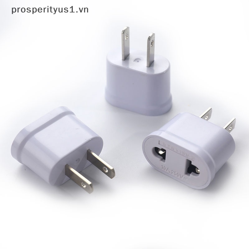 Phích Cắm Chuyển Đổi US Plug Sang EU Đa Năng Tiện Dụng prosperityus1