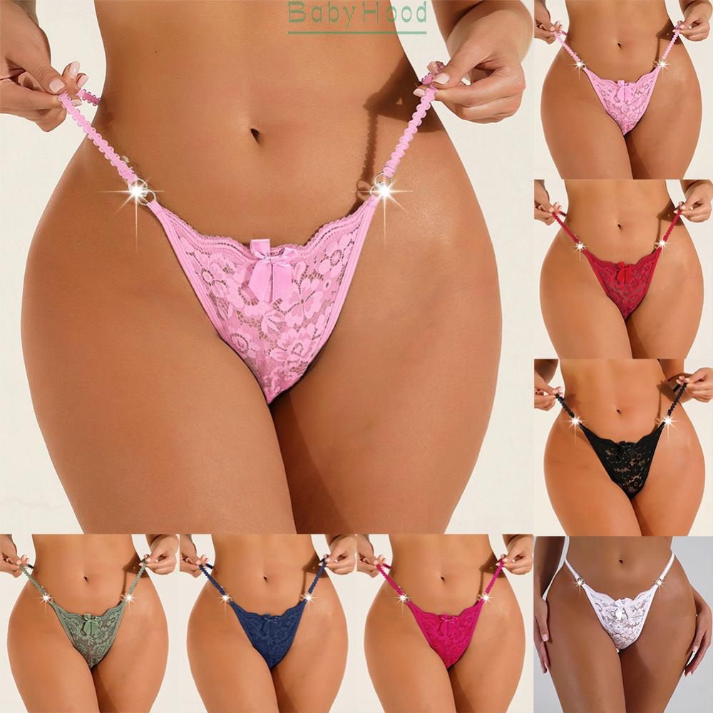 Women's Sexy Lace Brief Panties Underwear Thongs Lingerie G String Knickers XS L#BBHOOD