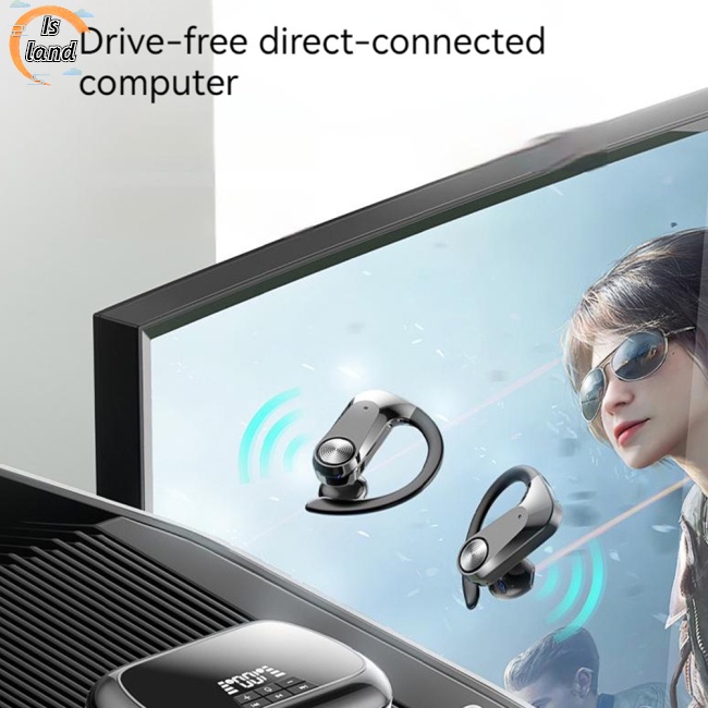 [IS] Tai Nghe Bluetooth Q2s Không Dây Có Màn Hình Kỹ Thuật Số Chống Thấm Nước Gắn Tai Kiểu Dáng Thể Thao