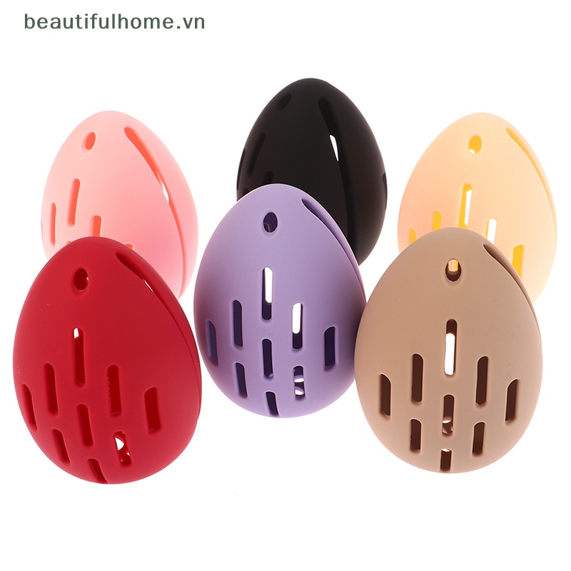 BEAUTY BLENDER 1 Giá Đỡ Mút Trang Điểm Bằng Silicone Thân Thiện Với Môi Trường Nhiều Lỗ Tiện Dụng